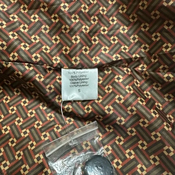 NWT Harry Brown London Salmon Coat in a size Small - Picture 6 of 7